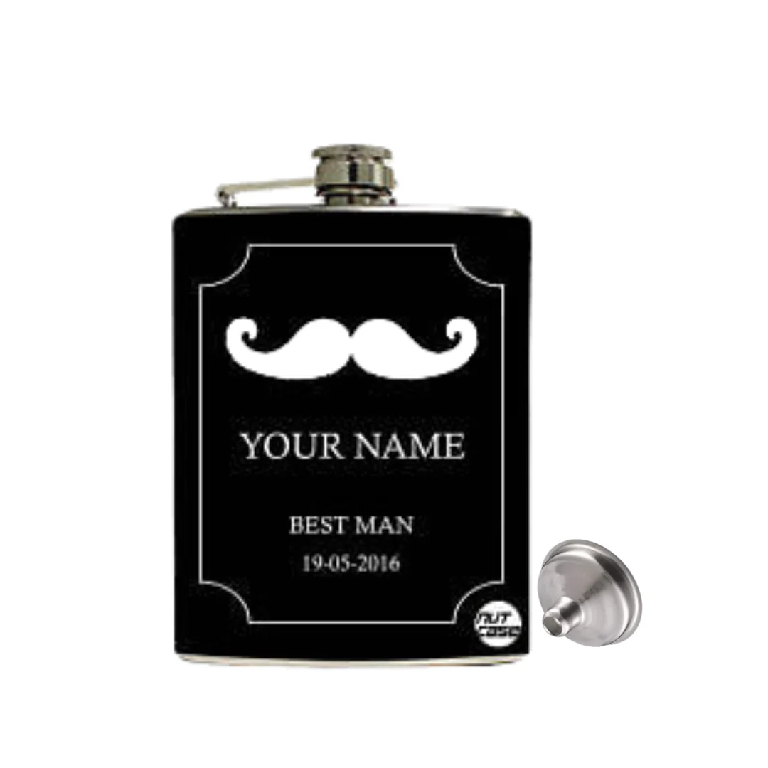 Customized Hip Flask for Men  - Add Your Name - Image 3