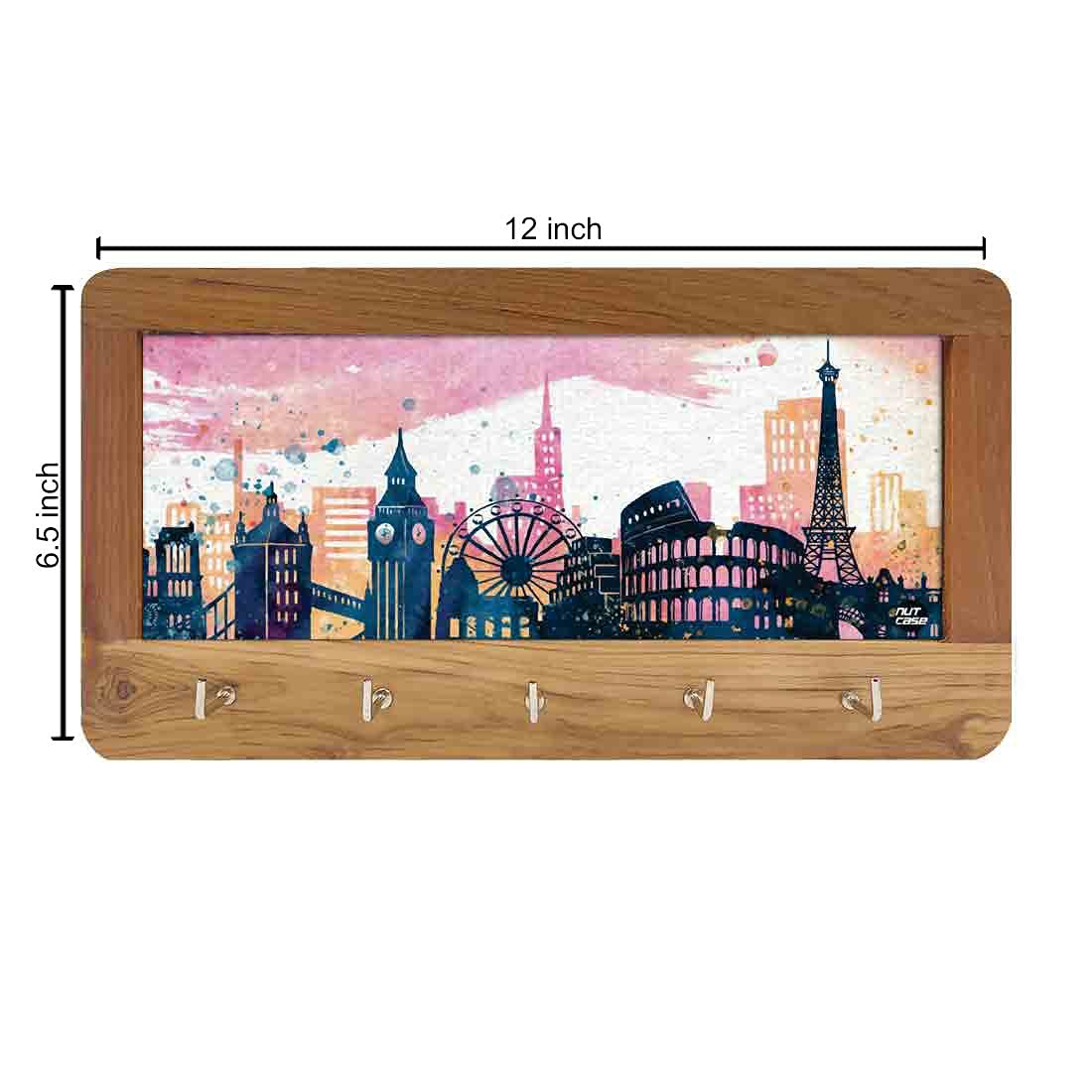 Unique Key Holder for Wall Keys Organizer Stand - Paris - Image 7
