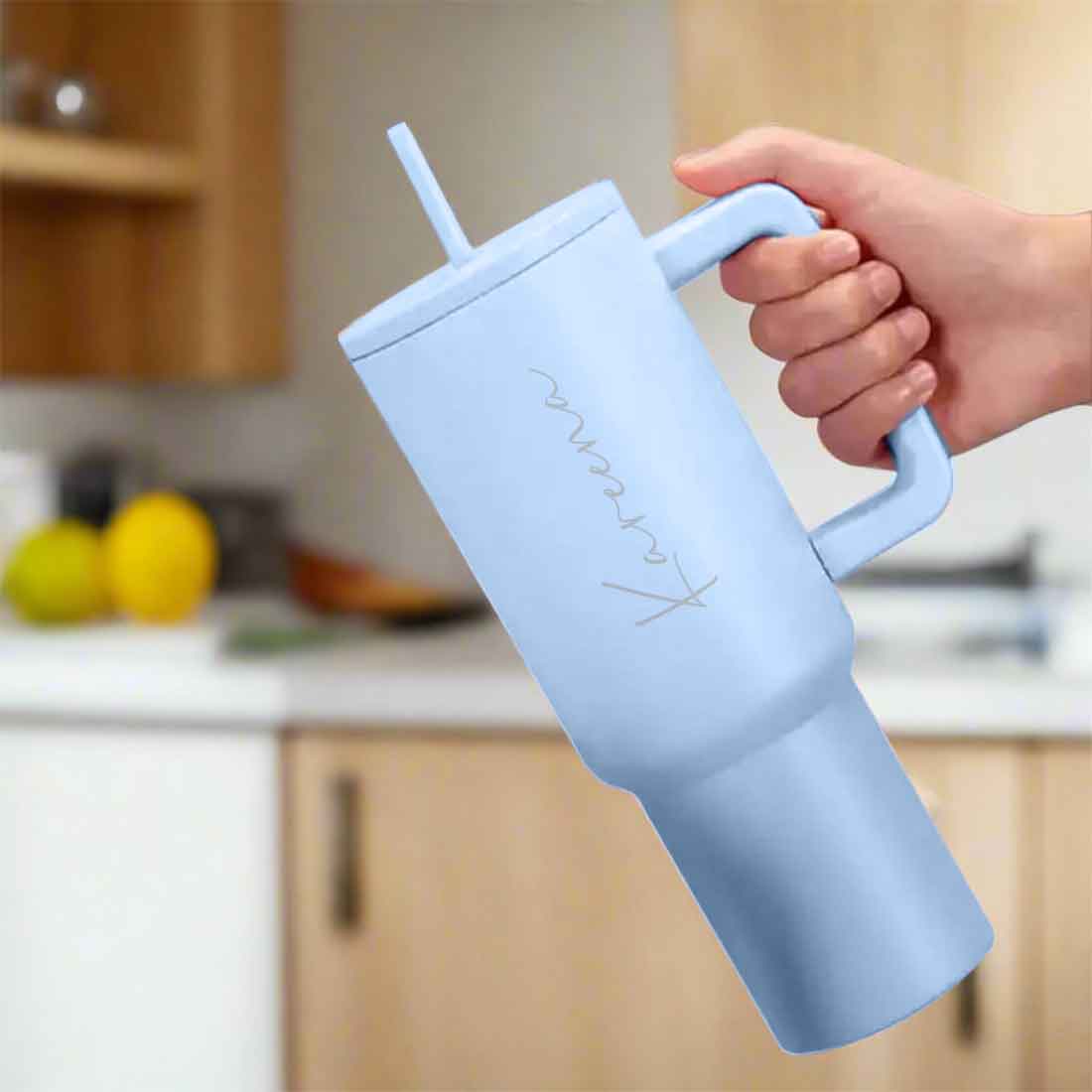 Nutcase Customized Tumbler and Straw for Water, Drinks Large Travel Cups 1200ml - Image 15