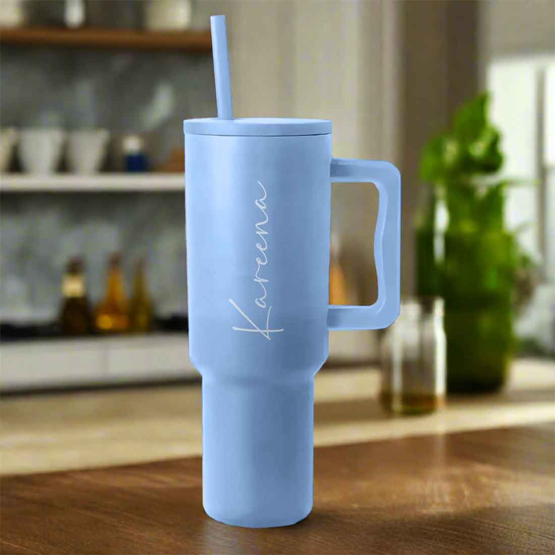 Nutcase Customized Tumbler and Straw for Water, Drinks Large Travel Cups 1200ml - Image 4