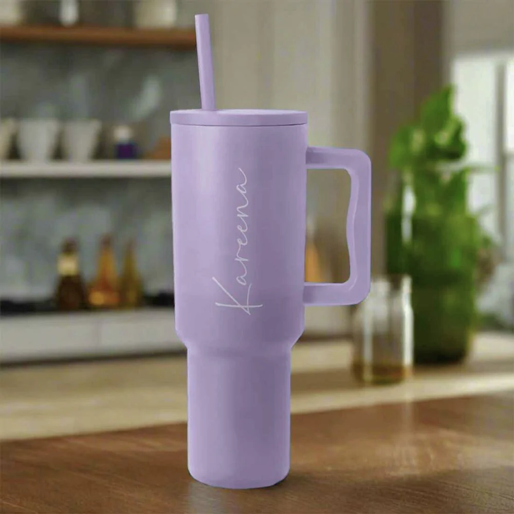 Nutcase Customized Tumbler and Straw for Water, Drinks Large Travel Cups 1200ml - Image 5