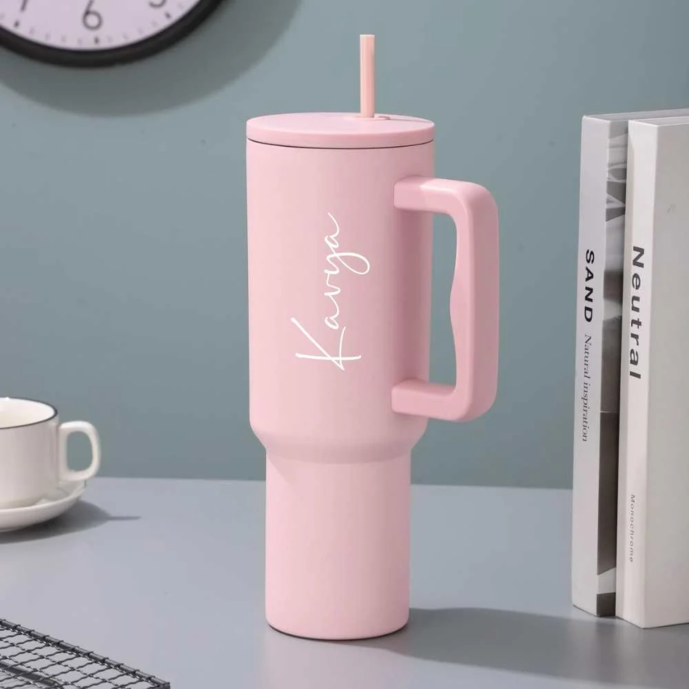 Nutcase Customized Tumbler and Straw for Water, Drinks Large Travel Cups 1200ml - Image 24