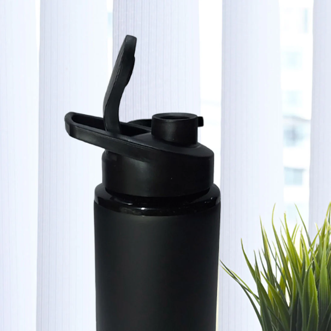 Personalised Sipper Water Bottle with Name Stainless Steel for Gym College Office - Image 5